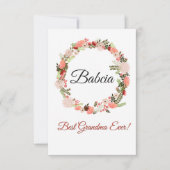 Beste grootmoeder ooit Pools Babcia (Voorkant)