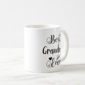 Beste Grootmoeder ooit Typografie Script Moederdag Koffiemok (Voorkant rechts)