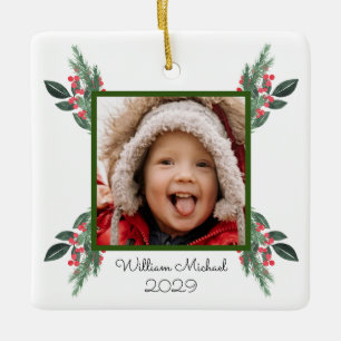 Beste grootouders met Kerstmis Keramisch Ornament