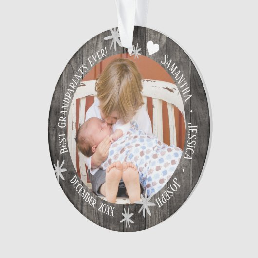 Beste grootouders ooit 2 Kerstmis Ornament (voorkant)