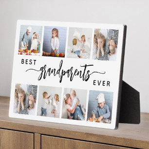 Beste Grootouders Ooit 8 Foto Collage Wit Fotoplaat