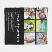 Beste grootouders ooit - Definitie 6 Foto Fleece Deken (Voorkant (Horizontaal))