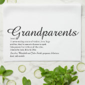 Beste Grootouders Ooit Definitie Script Theedoek (Gevouwen)