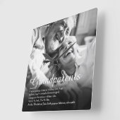 Beste Grootouders Ooit Definitie Vierkante Klok (Hoek)