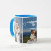 Beste Grootouders Ooit Foto Collage Coffee Mok (Voorkant links)