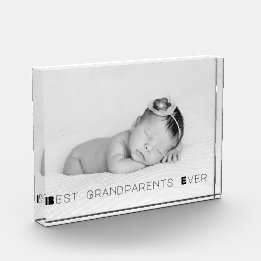 Beste grootouders ooit gepersonaliseerd fotoblok