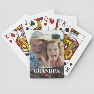 Beste Grootvader Hart Cadeau Voor Opa Pokerkaarten