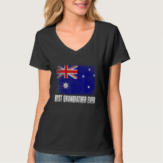  beste grootvader ooit Mannen retro Australië T-shirt