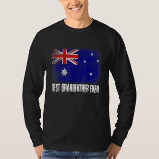  beste grootvader ooit Mannen retro Australië T-shirt