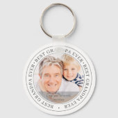 Beste grootvader ooit Moderne Klassieke foto Sleutelhanger (Voorkant)