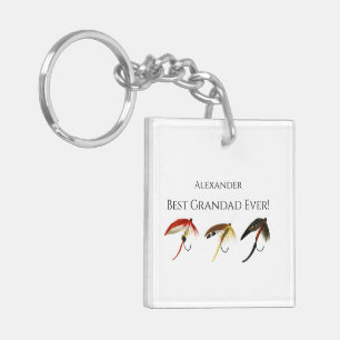 Beste grootvader ooit! Vissenvangers Sleutelhanger