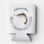 Beste grootvader ooit! Vissenvissers Blikjeskoeler (Achterkant)