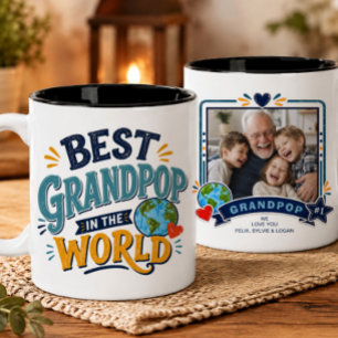 Beste Grootvader ter Wereld Foto Mok