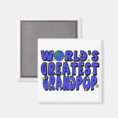 Beste Grootvader van de Wereld Magneet (Voorkant / Achterkant)