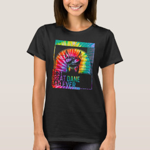 Beste Grote Deen Pap Ooit hond vader voor mannen H T-shirt