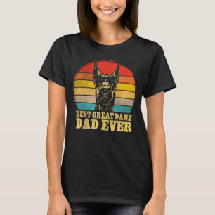 Beste Grote Deense papa ooit Retro T-shirt