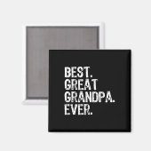 Beste Grote Opa Ooit Familie Leuk Cool Magneet (Voorkant / Achterkant)