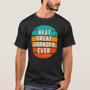 Beste Grote Opa Ooit Retro  Cool Familie T-shirt