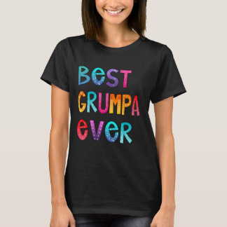 Beste Grumpa Ooit Kleurrijk, Papa Shirt, Papa Gift T-shirt