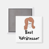 Beste hairdresser magneet (Voorkant / Achterkant)