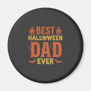 Beste Halloween-vader ooit vintage versleten ontwe Magneet