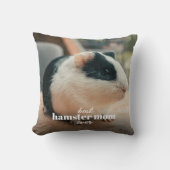 Beste Hamster Moeder Ooit Moderne Custom Pet Foto Kussen (Voorkant)