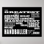 Beste handballers: Grootste handballer Poster (Voorkant)