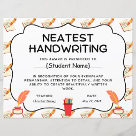 Beste Handschrift Student Recognition Award