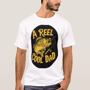 Beste haspel cool dad vaderdag 3 t-shirt
