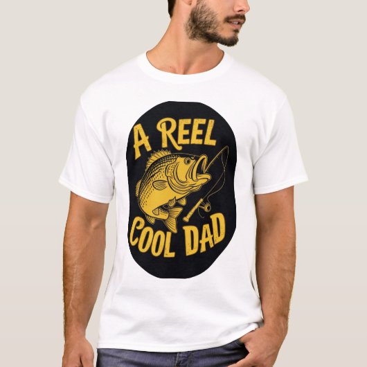 Beste haspel cool dad vaderdag 3 t-shirt (Voorkant)