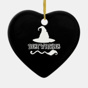 Beste Heksen Grappig Heks T-shirt Halloween 2021 Keramisch Ornament