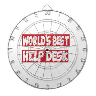 Beste helpdesk ter wereld. dartbord