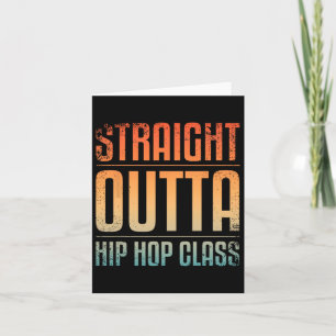 Beste Hip Hop Dance Art Voor Mannen Vrouwen Hip Ho Kaart