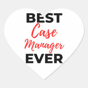Beste Hoesje Manager ooit 2 Hart Sticker