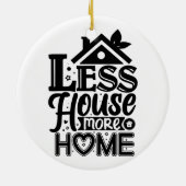 Beste home decor aangepaste kerst keramisch ornament (Achterkant)