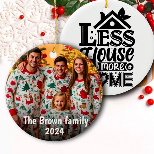 Beste home decor aangepaste kerst keramisch ornament