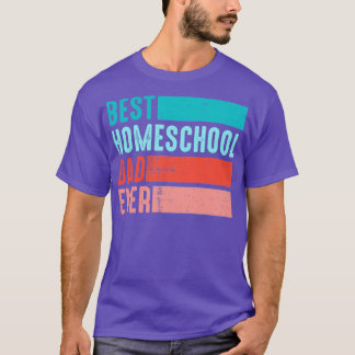 Beste homeschool vader ooit t-shirt