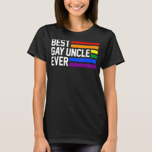 beste homoseksuele oom ooit LGBTQ Gay Pride T-shirt