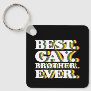 Beste homosexuele broer ooit Familie LGBTQ trots r Sleutelhanger