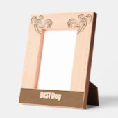 Beste Hond bruiloft Gegraveerde Lijstjes (Links)