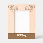 Beste Hond bruiloft Gegraveerde Lijstjes (Voorkant)