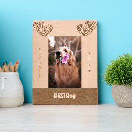 Beste Hond bruiloft Gegraveerde Lijstjes