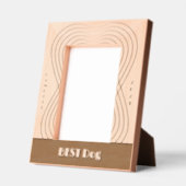 Beste Hond bruiloft Gegraveerde Lijstjes (Links)