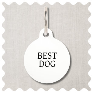 Beste Hond Bruiloft Pet ID Tag Huisdierpenning