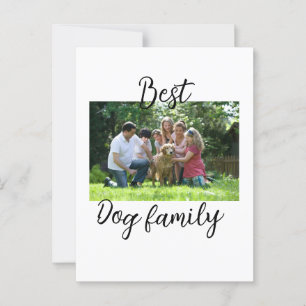 Beste hond familie moeder vader huisdier vriend va briefkaart
