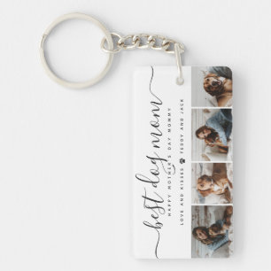 Beste Hond Mam: Gepersonaliseerde Hond Foto Moeder Sleutelhanger