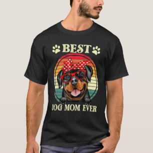  beste hond Mam ooit Funny Rottweiler T-shirt
