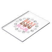 Beste Hond Mama met Paw Prints Notitieboek (Linkerzijde)