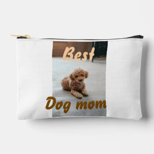 Beste hond-moeder bruine poedel huisdier hond kat etui
