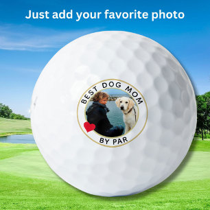 BESTE HOND MOEDER DOOR PAR Foto Hart Golfballen